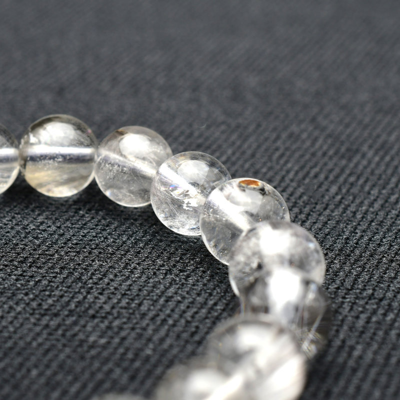 画像: 小粒で個性的☆ プラチナルチル【人気のプラチナがこの価格】 7mm 一点物【mise17・12g】ルチルクォーツブレスレット 目標達成・成功・人間関係・精神の安定 プレゼント 贈り物 水晶 浄化発送 ギフト 京海堂