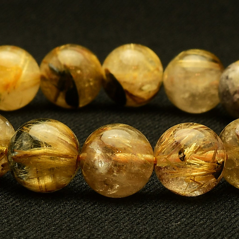 画像7: 【運気を爆発させるパワー！】　タイチンルチル 太陽放射ルチル ブレスレット 10mm　一点物【GHB106】ルチルクォーツブレスレット 仕事運 金運 人間関係 成功を掴む 最強ルチル　プレゼント　贈り物　太陽放射　水晶　32g　浄化発送 ギフト　京海堂