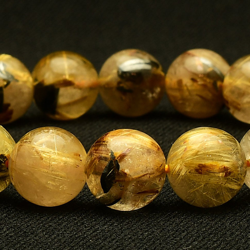 画像9: 【運気を爆発させるパワー！】　タイチンルチル 太陽放射ルチル ブレスレット 10mm　一点物【GHB106】ルチルクォーツブレスレット 仕事運 金運 人間関係 成功を掴む 最強ルチル　プレゼント　贈り物　太陽放射　水晶　32g　浄化発送 ギフト　京海堂