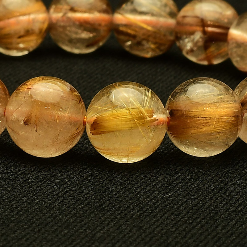 画像9: 【成功へ導く知性の光☆】　タイガータイチンルチル ブレスレット 11-12mm　一点物【GHB104】ルチルクォーツブレスレット 仕事運 金運 集中力 判断力 プレゼント　贈り物　太陽放射　水晶　40g　浄化発送 ギフト　京海堂