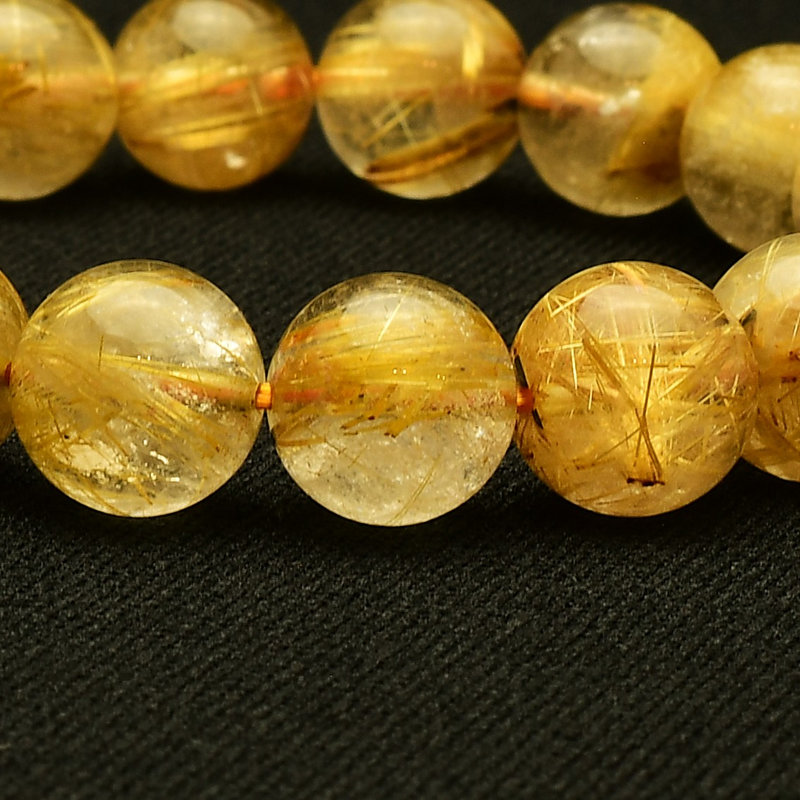 画像8: 【光輝・極太針☆】　タイチンルチル 太陽放射ルチル ブレスレット 11-12mm　一点物【GHB103】ルチルクォーツブレスレット 仕事運 金運 人間関係 成功を掴む　プレゼント　贈り物　太陽放射　水晶　40g　浄化発送 ギフト　京海堂
