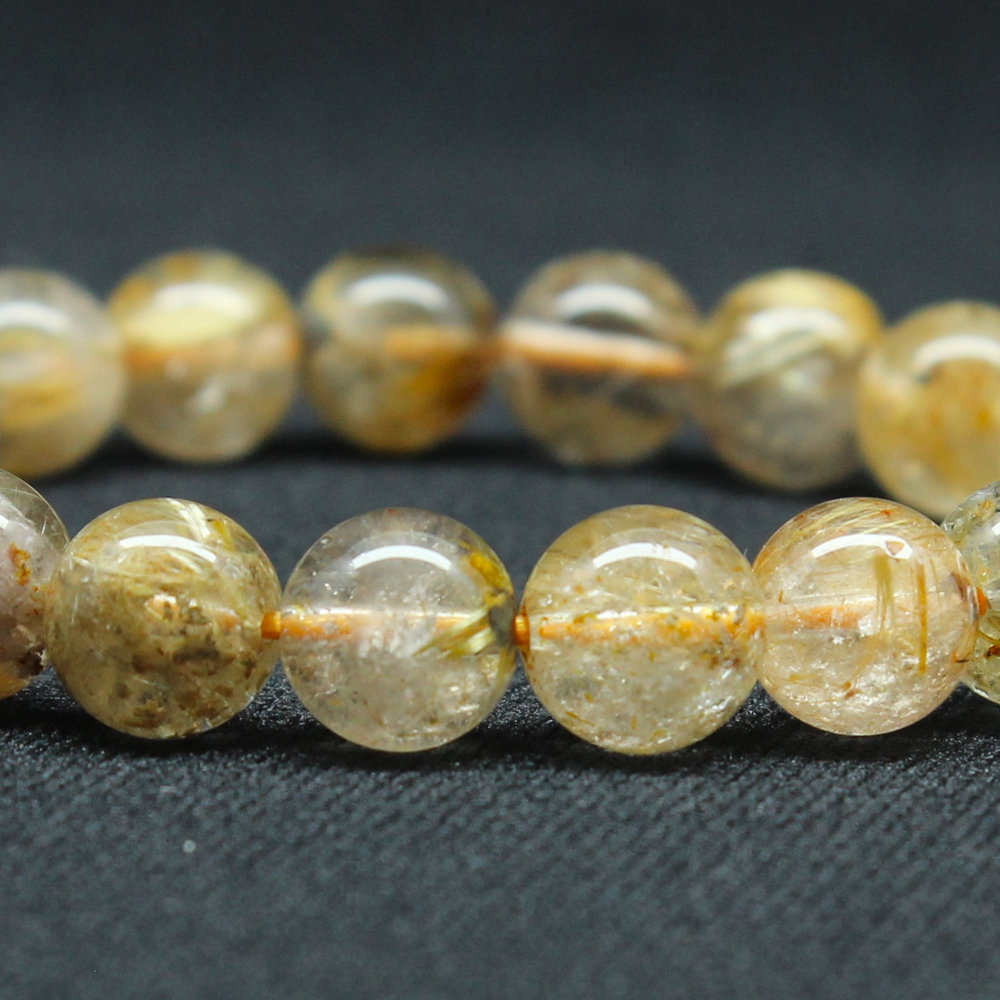 画像6: これぞ！標本と言う天然石金針ゴールドルチル【GHB119】9mm 22g・16cm 一点物【ルチルクォーツブレスレット 金運上昇 】仕事運向上、直感力向上、集中力向上、精神力強化 プレゼント 贈り物 水晶 浄化発送 ギフト 京海堂