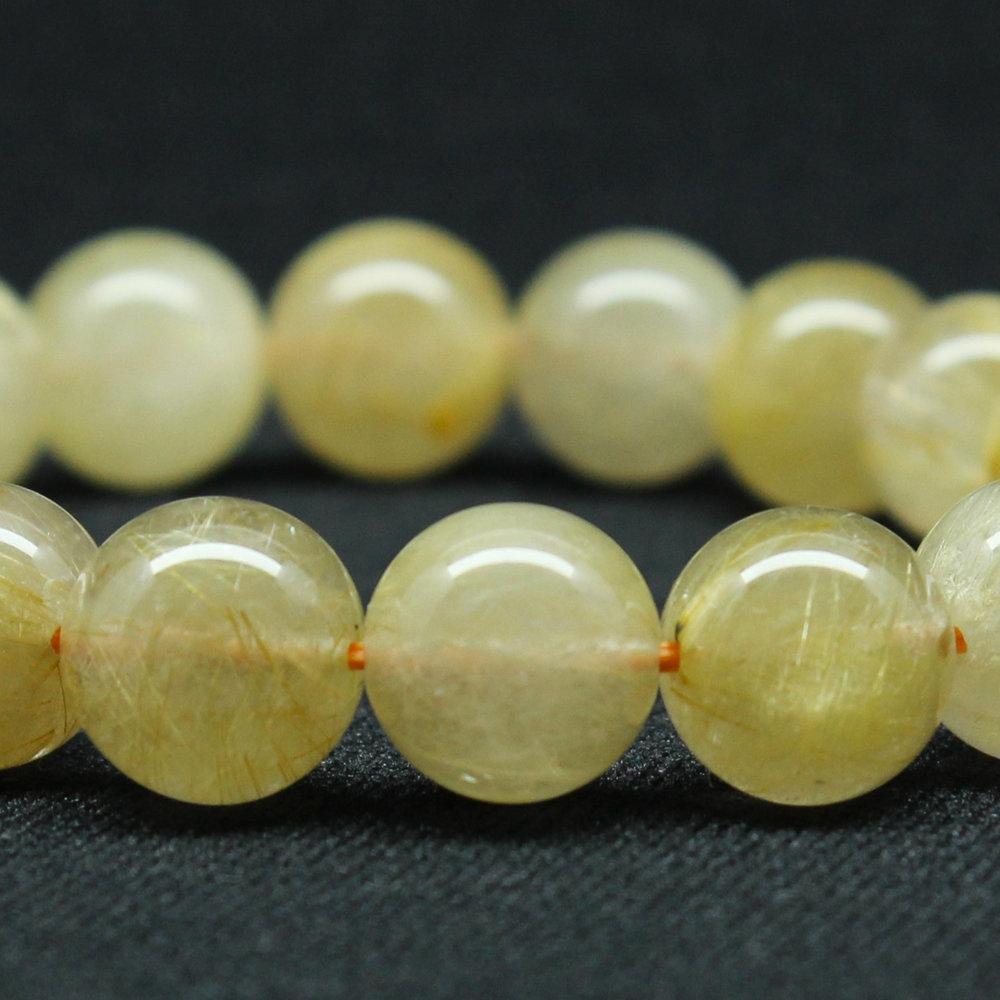 画像10: 金運上昇 ゴールドルチル【GHB122】 11mm 35g 一点物【クリーミーなカラーが綺麗なルチルクォーツブレスレット 仕事運向上、直感力向上、集中力向上、精神力強化 プレゼント 贈り物 水晶 浄化発送 ギフト 京海堂